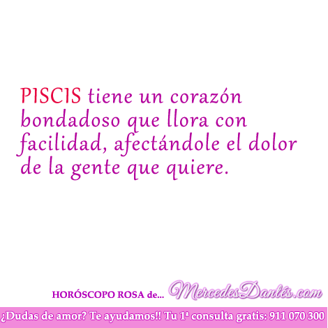 Horoscopo rosa de piscis