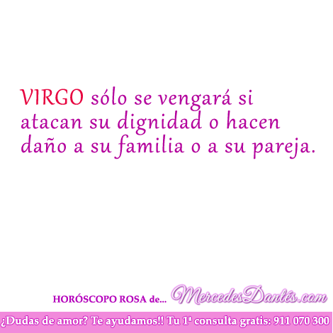 Horoscopo rosa de virgo